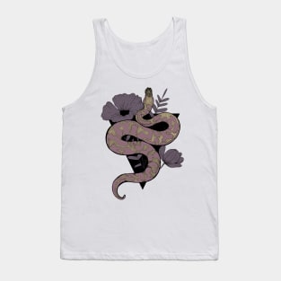 Floral snake Tank Top